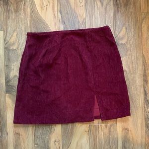 Corduroy skirt